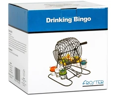 Froster Bingo žaidimas su šūvio taurelėmis ir spalvotomis kamuoliukais