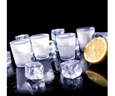 Froster Dvigubų sienelių šalto alkoholio taurelės su užpildymu, 50 ml, vyrams, patvarios