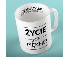 Froster Puodelis su pozityvia žinute, skirtas kasdieniam naudojimui