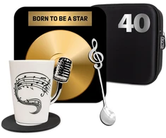 Froster Stilingas muzikos gerbėjo dovanų rinkinys „Born to Be a Star“