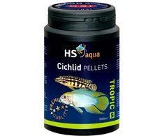 HS Aqua Cichlid Pellets žuvų maistas, 1000 ml