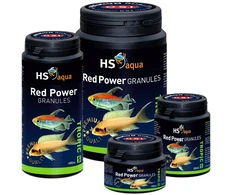 HS Aqua raudoni granulių pašarai žuvims 1000 ml