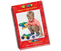 Iliustruota Morphun Hi-Qube konstravimo instrukcija vaikams nuo 6 metų, A4 formato