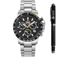 JDM Military Charlie ll JDM-WG017-01 Vyriškas Laikrodis Chronografas Dovanų Rinkinys