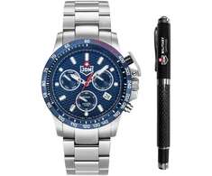 JDM Military Charlie ll JDM-WG017-02 Vyriškas Laikrodis Chronografas Dovanų Rinkinys