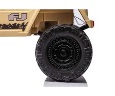 Lean Cars Akumuliatorinis automobilis vaikams Toyota FJ 4x4, smėlio spalvos