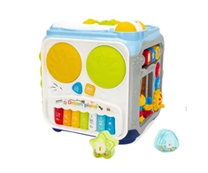 Lean Toys Edukacinis veiklos kubas vaikams, 23x23x25 cm