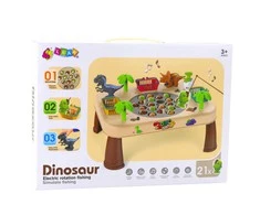 Lean Toys Dinozaurų Žvejybos Stalas su Šviesos ir Garso Efektais