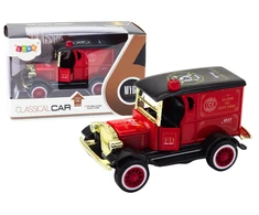Lean Toys Klasikinis gaisrinis automobilis su garsais ir šviesom, raudonas