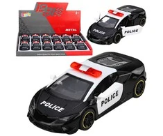 Lean Toys Policijos automobilis 10,5 x 5 x 3,5 cm