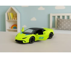 Lean Toys Metalinis sportinis automobilis 1:43 neoninis