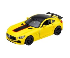 Lean Toys Metalinė sportinė mašina 1:32 geltona