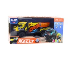 Lean Toys Nuotoliniu būdu valdomas sunkvežimis su garsais 20 cm