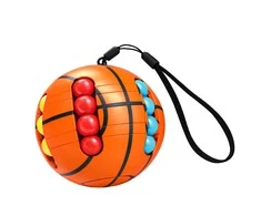 Lean Toys Sensorinis kamuolio formos dėlionės kubas vaikams 6,5 cm