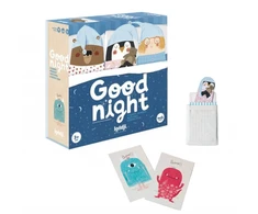 Londji edukacinis žaidimas „Good Night“ 3in1 atminties, loginio mąstymo ir derinimo lavinimui, vaikams nuo 3 metų