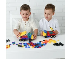 Meli Basic Constructor 100 dalių konstruktorius vaikams nuo 3 metų, lavina kūrybiškumą ir smulkiąją motoriką