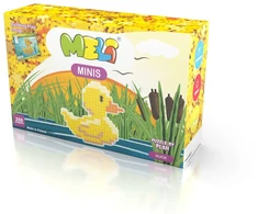 Meli Minis 250 dalių konstruktorius su anties figūra, vaikams nuo 4 metų, geltonas