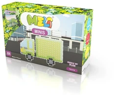Meli Minis sunkvežimis iš 250 detalių, lavinantis kūrybiškumą vaikams nuo 4 metų, žalias