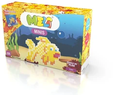 Meli Minis žaisliniai konstruktoriaus blokeliai 2in1, 250 detalių, vaikams nuo 3 metų, lavina vaizduotę, spalvoti