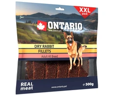 ONTARIO džiovinti triušio file šunims 500g