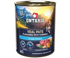 Ontario Adult Veršienos paštetas su Ciberžole 800g