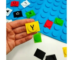 Pix It Inovatyvi Montessori loginė edukacinė dėlionė su 360 silikoninių detalių, vaikams nuo 4 metų