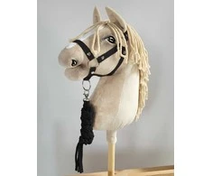 Super Hobby Horse Pavadėlis hobby horse su juodu kordu