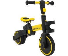 Ramiz Happy Bike 3in1 geltonas triratukas vaikams