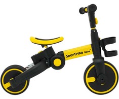 Ramiz Happy Bike 3in1 geltonas triratukas vaikams