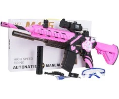 Ramiz M416 rožinis vandens kamuoliukų šautuvas