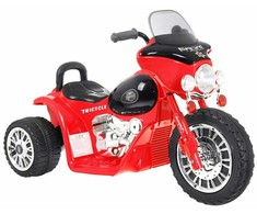 Ramiz Raudonas vaikų elektrinis motociklas Chopper