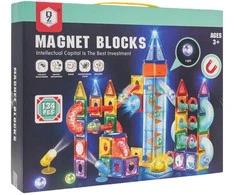 Ramiz Šviečiančių magnetinių kaladėlių rinkinys