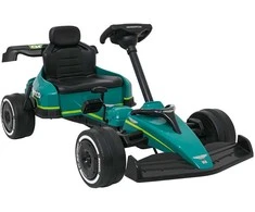 Vaikiškas Aston Martin Go-Kart su pavarų dėže ir rankiniu stabdžiu, iki 25 kg