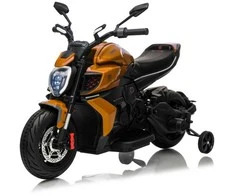 Vaikiškas Ducati Diavel x Bentley elektrinis motociklas su Bluetooth ir LED žibintais, nuo 3 metų