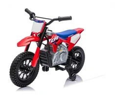 Vaikiškas elektrinis motociklas Honda CFR450R, reguliuojama greitis, 3–8 metų