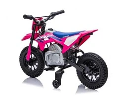 Vaikiškas elektrinis motociklas Honda CFR450R, reguliuojama greitis, nuo 3 metų, juodas