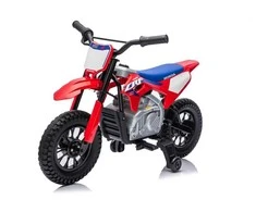 Vaikiškas elektrinis motociklas Honda CFR450R, reguliuojama greitis, 3–8 metų