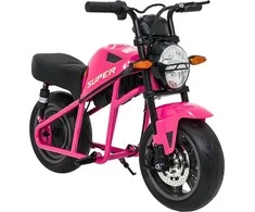 Vaikiškas elektrinis motociklas su 300W varikliu, LED žibintais, Bluetooth, nuo 3 metų, juodas