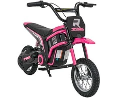 Vaikiškas elektrinis motoroleris su 350W varikliu, 3 greičiai, LED žibintai, nuo 3 metų