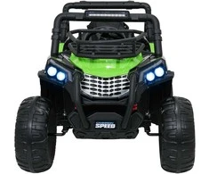 Vaikiškas elektrinis visureigis UTV su 2x200W varikliais, 3 greičiai, LED šviesos, 3-8 m