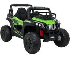 Vaikiškas elektrinis visureigis UTV su 2x200W varikliais, 3 greičiai, LED šviesos, 3-8 m