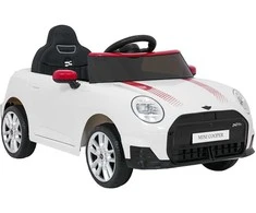Vaikiškas Mini Cooper elektromobilis su 2x35W varikliais, 3 greičiai, saugos mygtukas, nuo 3 metų