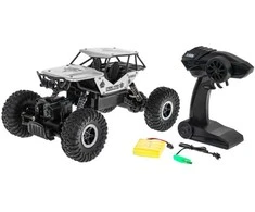 Ramiz Valdomas R/C Monster visureigis 1:18 sidabrinis