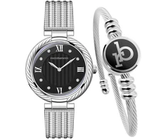 Rocco Barocco Roccobarocco RB.4469S-01M Moteriškas Laikrodis ir Apyrankių Rinkinys