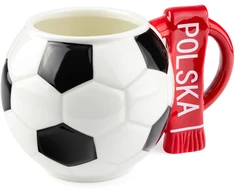 Sprintigo Didelė futbolo formos puodelis su 700 ml talpa, futbolo gerbėjams