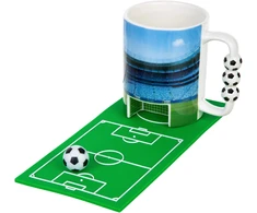 Sprintigo Puodelis su futbolo vartais, mini kamuoliu ir silikonine padėkliuke, nuo 3 metų