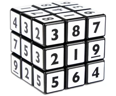 Sudoku kubas su sklandžiu sukimu, loginis žaidimas, nuo 3 metų