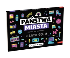 Trefl Klasikinis žaidimas Šalys-Miestai vaikams ir suaugusiems, lavina žinias ir greitą mąstymą