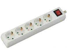 Ilgintuvas 5-vietis V-TAC, su jungikliu, 3G1.5MM2 X 5M
