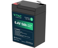 V-TAC LiFePO4 ličio akumuliatorius 6.4V 5AH
